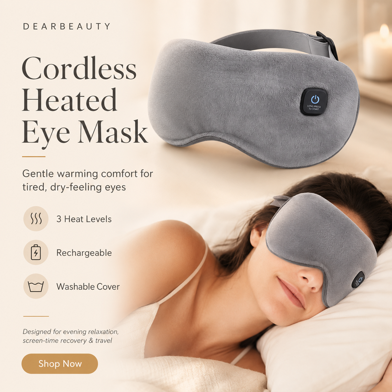 DearBeauty™ Heated Eye Mask