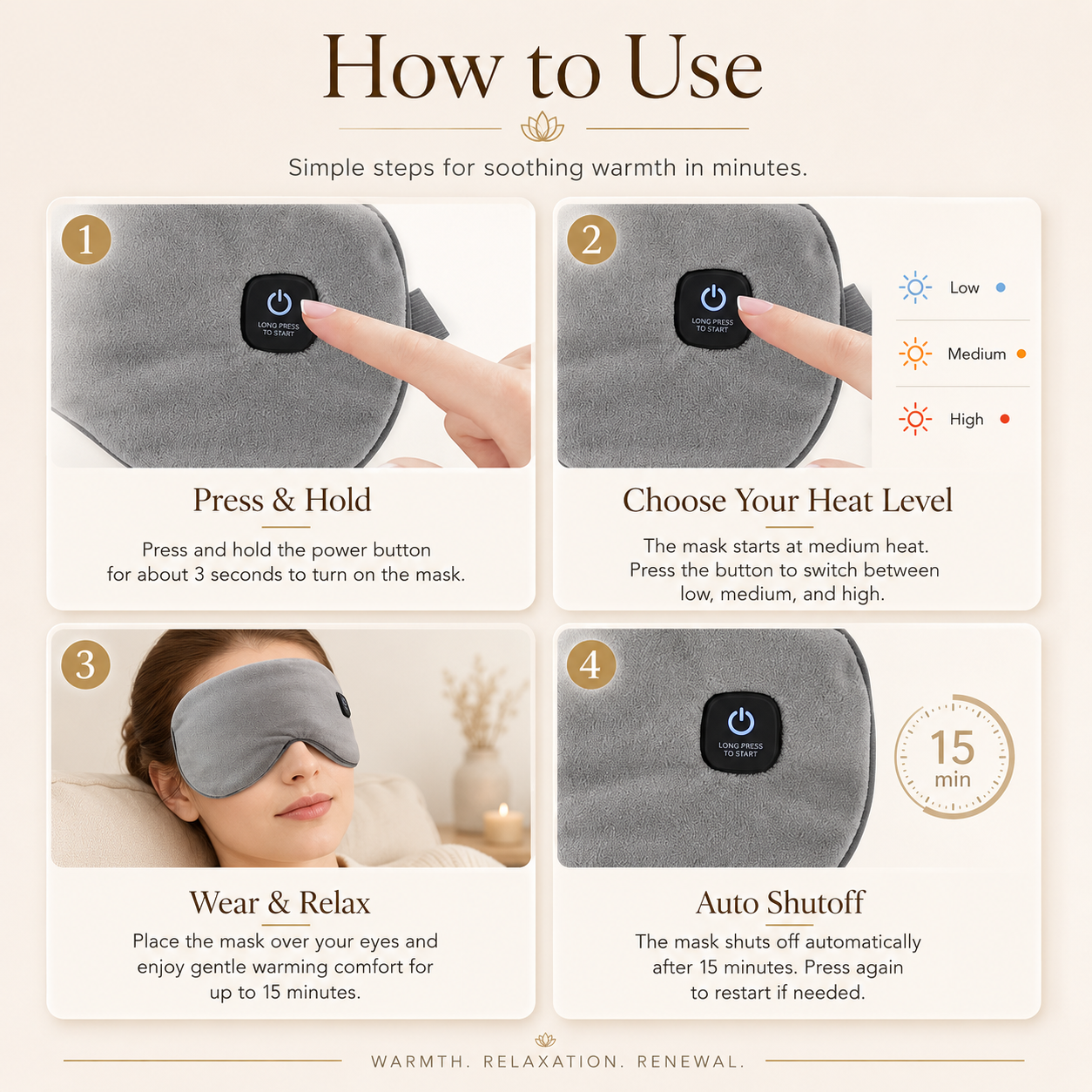DearBeauty™ Heated Eye Mask